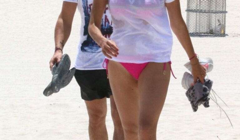 Fernando Alonso & Andrea Schlager Enjoy a Sunny Day in Miami (59 Photos)