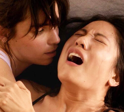 Constance Wu & Angela Trimbur Lesbian Fingering in ‘The Feels’