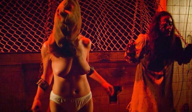 Madeline Brumby Nude Forced Scene in ‘Frankenstein Created Bikers’