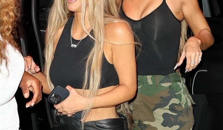 Kim Kardashian, Khloe Kardashian & Serena Williams Arrive at a Private Party at Loren Ridinger’s House in Miami (101 Photos)