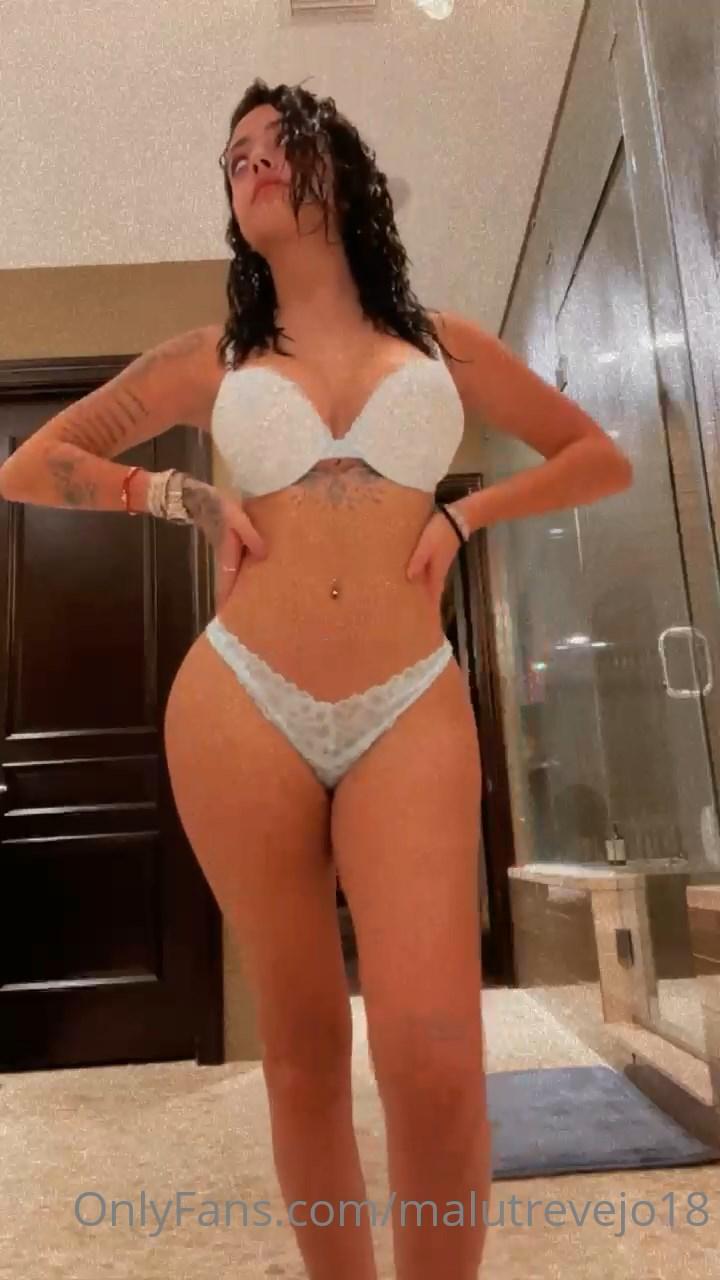 Malu Trevejo Thong Lingerie Dancing OnlyFans Video Leaked