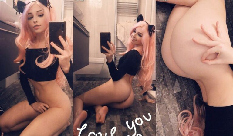 Belle Delphine NSFW Teasing Her Ass Snapchat Leaked Video