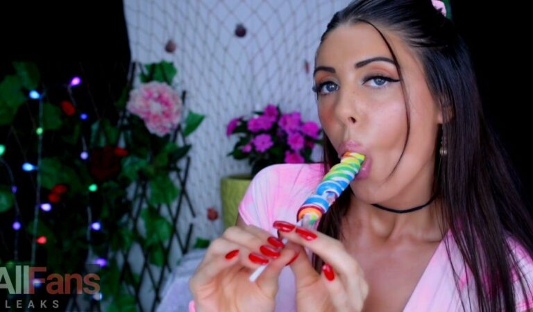 Angelique ASMR Lollipop Licking Video Leaked – Famous Internet Girls