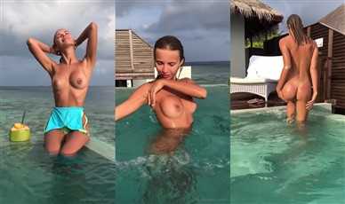 Catherine Kn Nude Pool Teasing Video Leaked – Famous Internet Girls