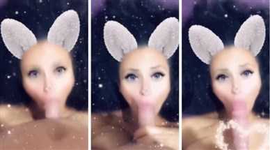 Princess Jasmine Sensual Blowjob Snapchat Video – Famous Internet Girls