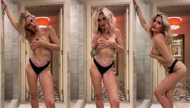 Sarah Jayne Dunn Topless Striptease In Hotel Video Leaked – Famous Internet Girls