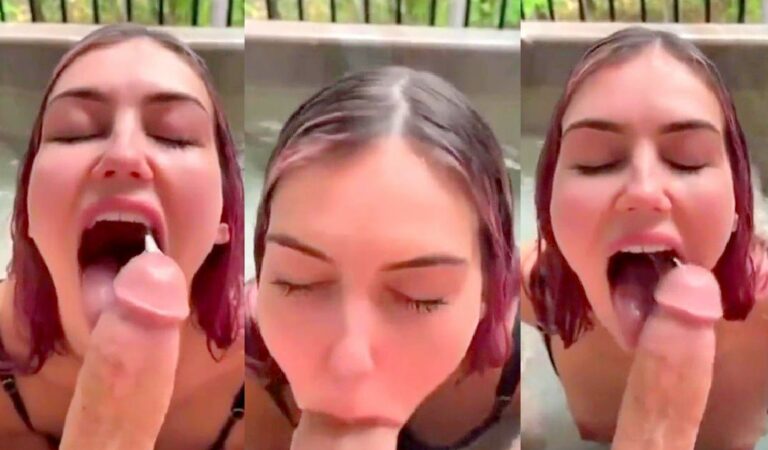 Olivia Mae Hot Tub Deepthroat Onlyfans Video Leaked